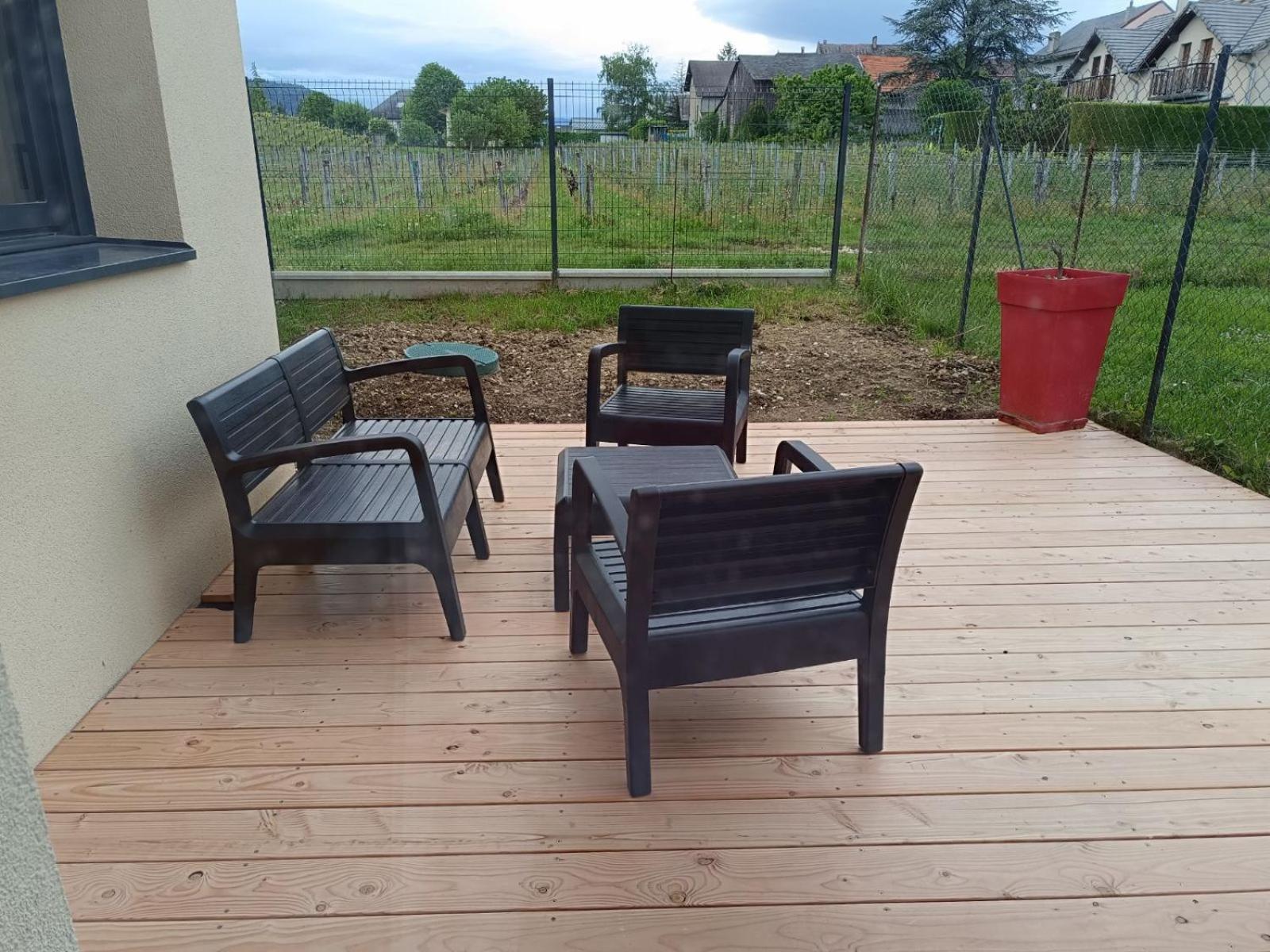 Chambre Au Coeur Des Vignes Myans Exteriör bild